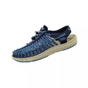 Keen Uneek Blue Sport Sandals Outdoor Flex 1016897 Bungee Lace Women’s Size 9.5